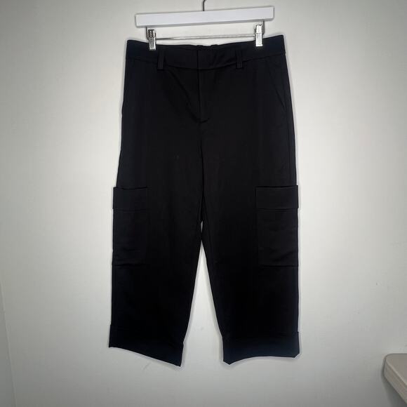 Vince Stretch Cargo Crop Pants Size 10 - Picture 3 of 7
